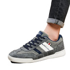 Baskets à plateforme en denim pour hommes