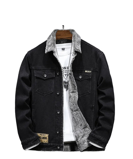 Veste en jean thermique Smile Optics pour hommes