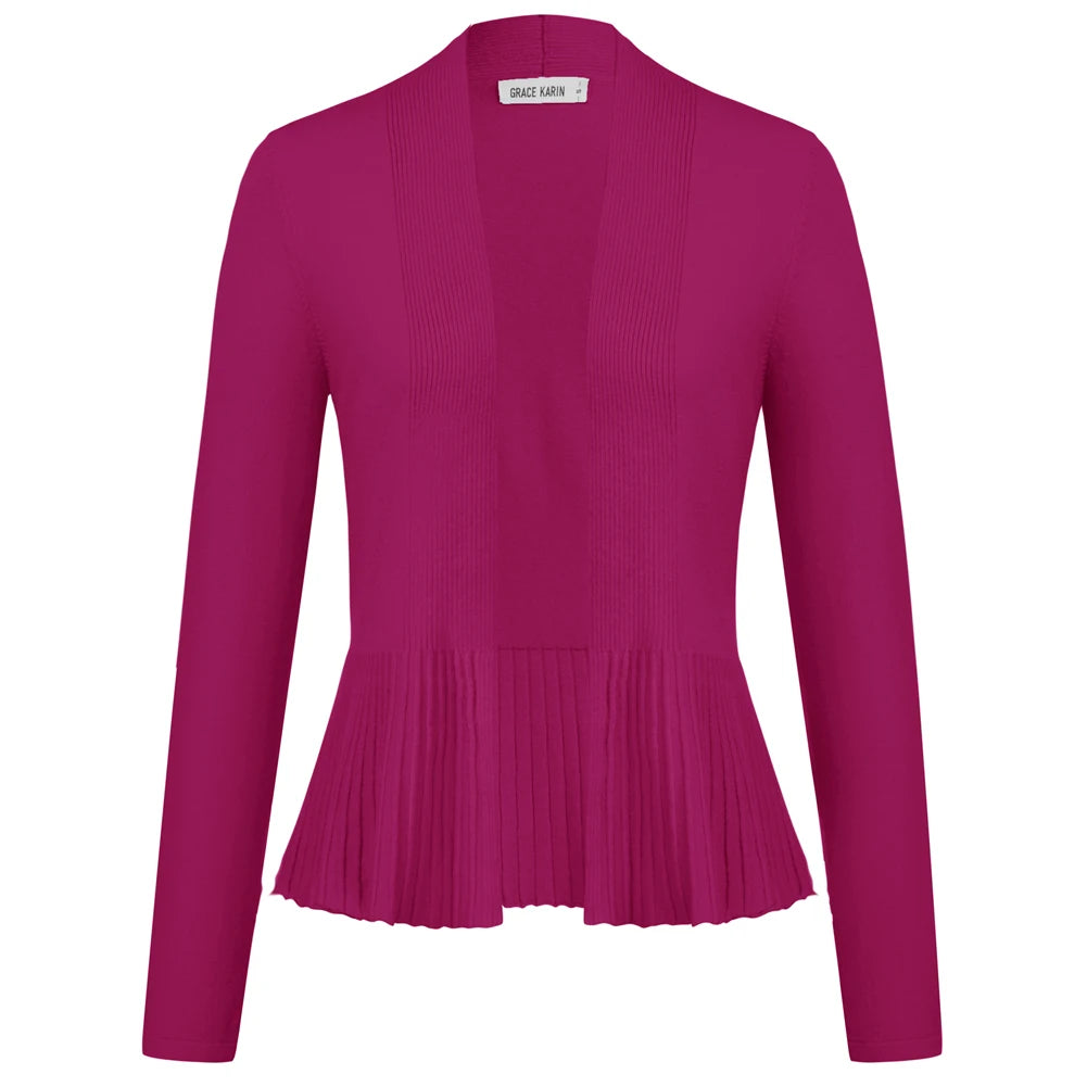 Manteau trapèze décontracté à manches longues pour femmes