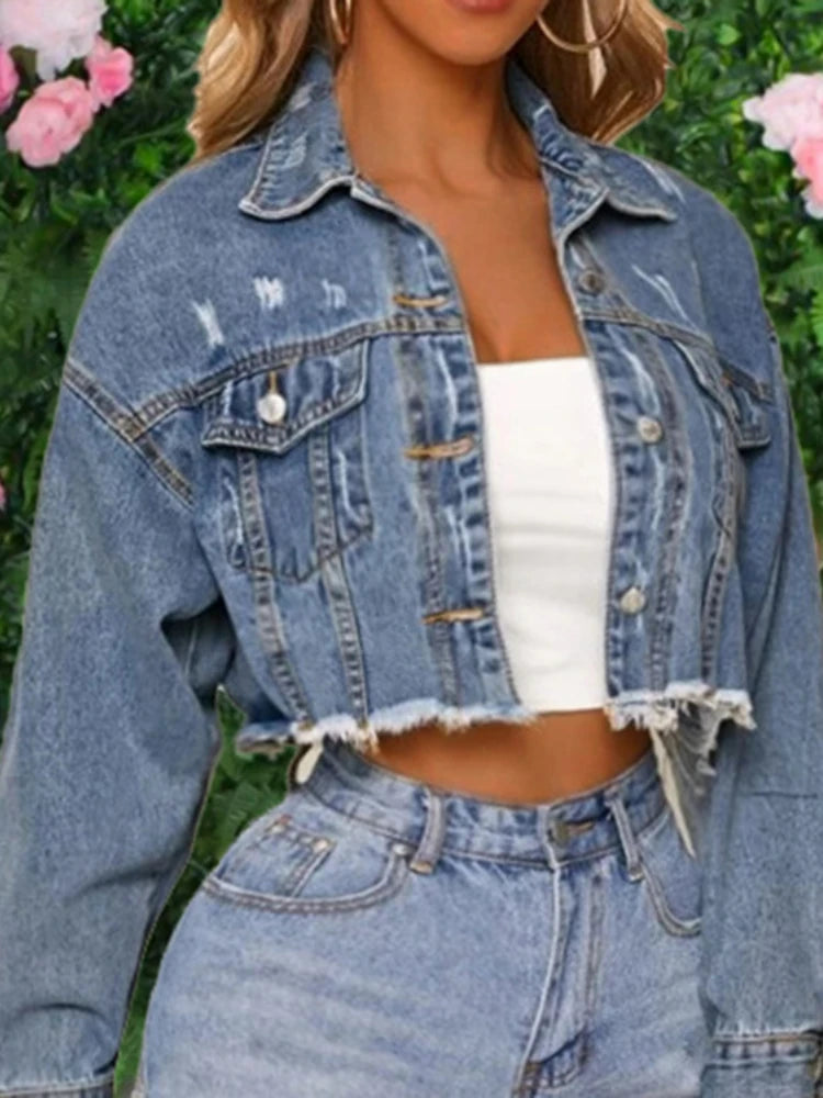 Veste en jean pour femmes