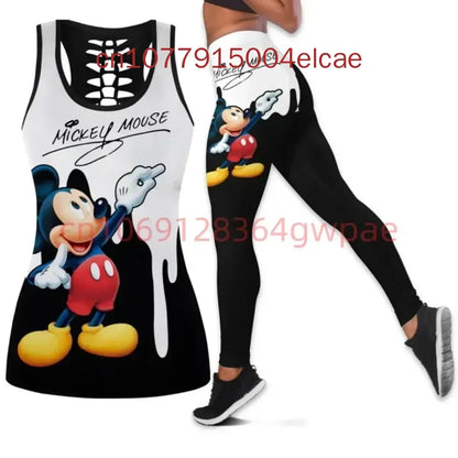 Ensemble débardeur et Leggings Disney Minnie Mous pour femmes