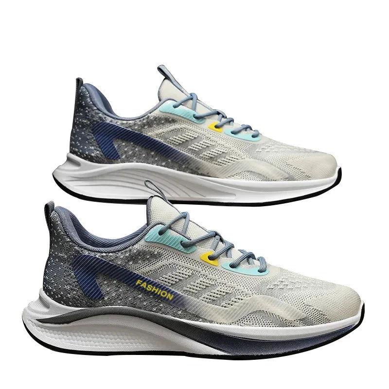 Baskets légères à semelle souple en maille respirante pour hommes
