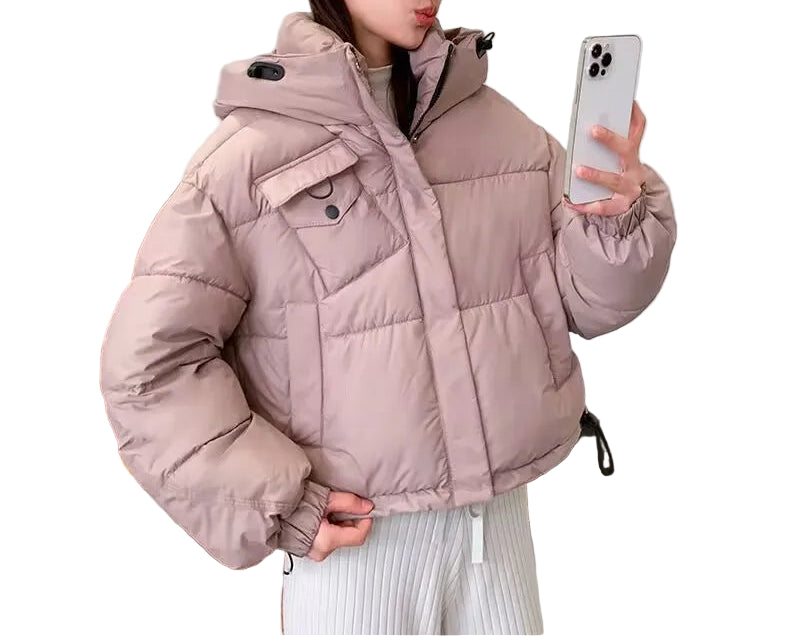 Manteau Parka à capuche pour femme