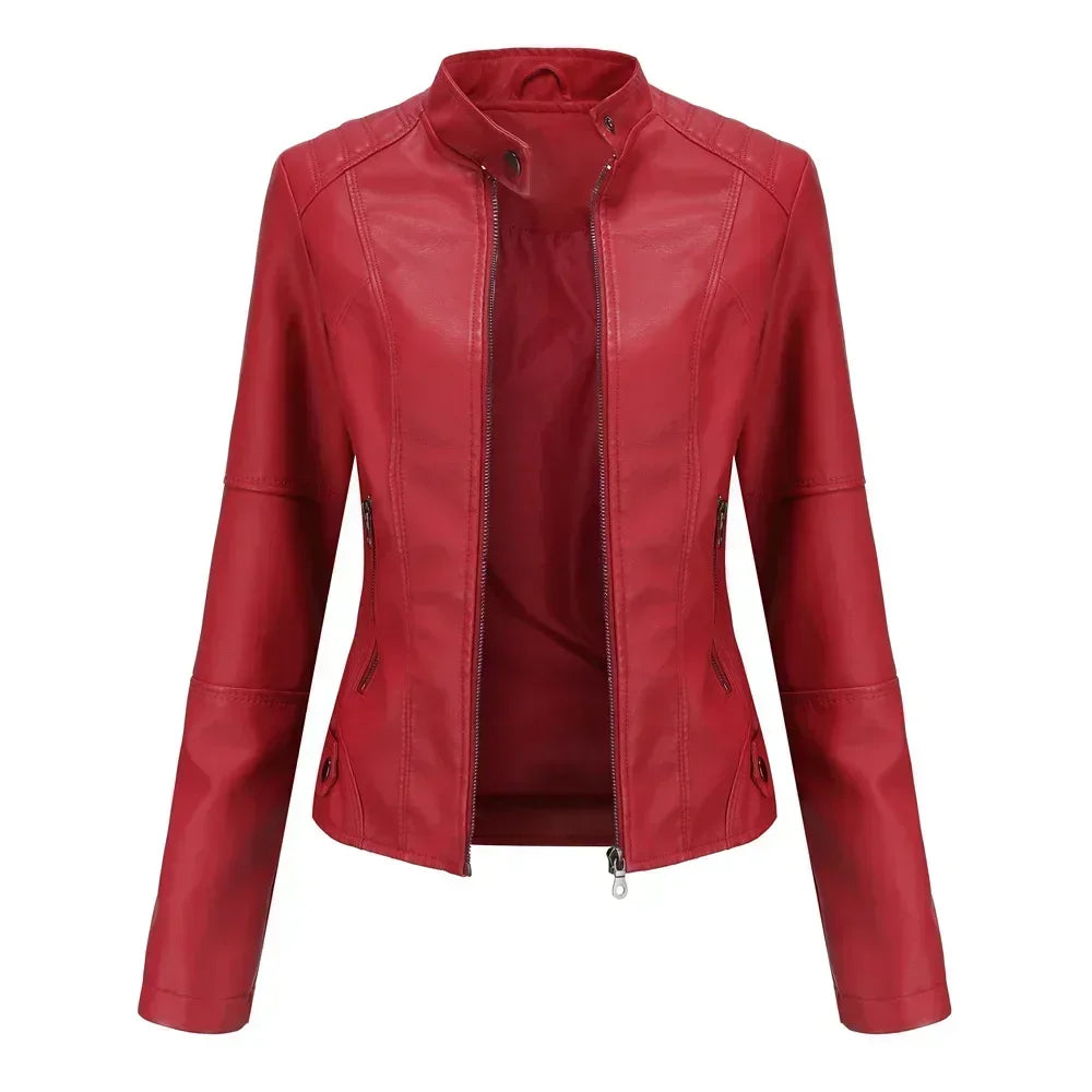 Veste en Faux cuir pour femme