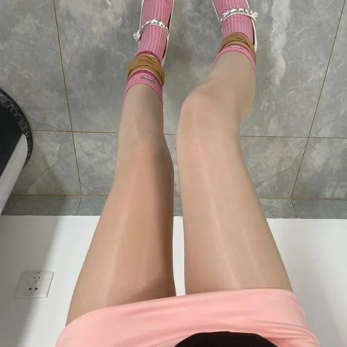 Bas élastiques taille haute pour femmes