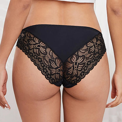 Culotte en dentelle sans lueur pour femme,