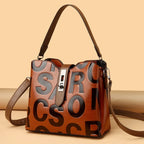 à bandoulière décontractés en cuir PU pour femmes