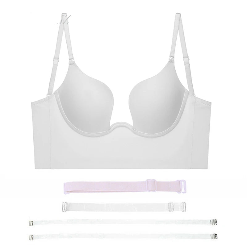 Soutien-Gorge Invisible avec Bretelles transparentes pour Femme