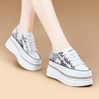 Basket synthétique microfibre en cuir pour femmes