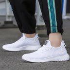 Baskets en maille à lacets pour hommes