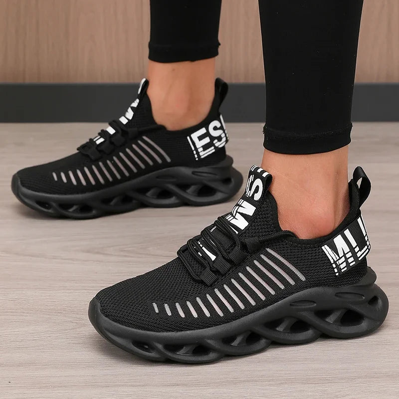 Chaussures de course unisexes en maille pour femmes