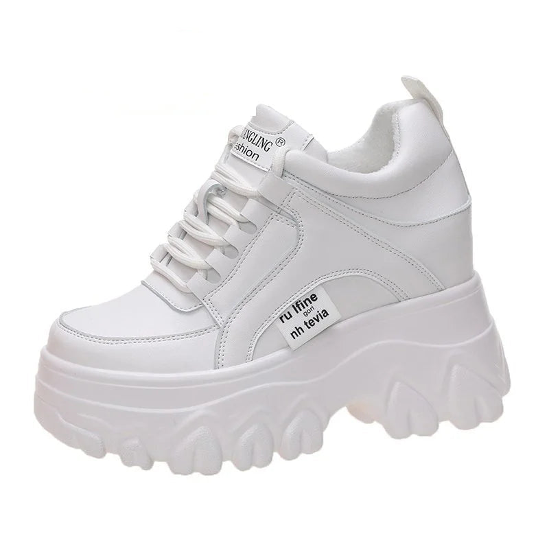 Baskets en cuir pour femmes