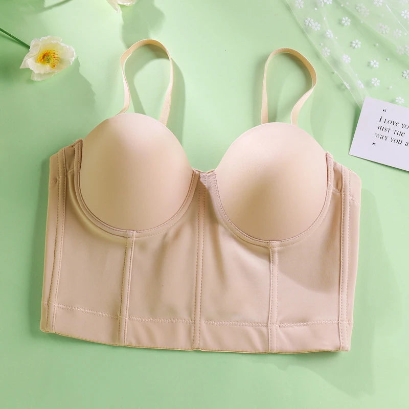 Soutien-gorge push up avec sous-vêtements pour femmes