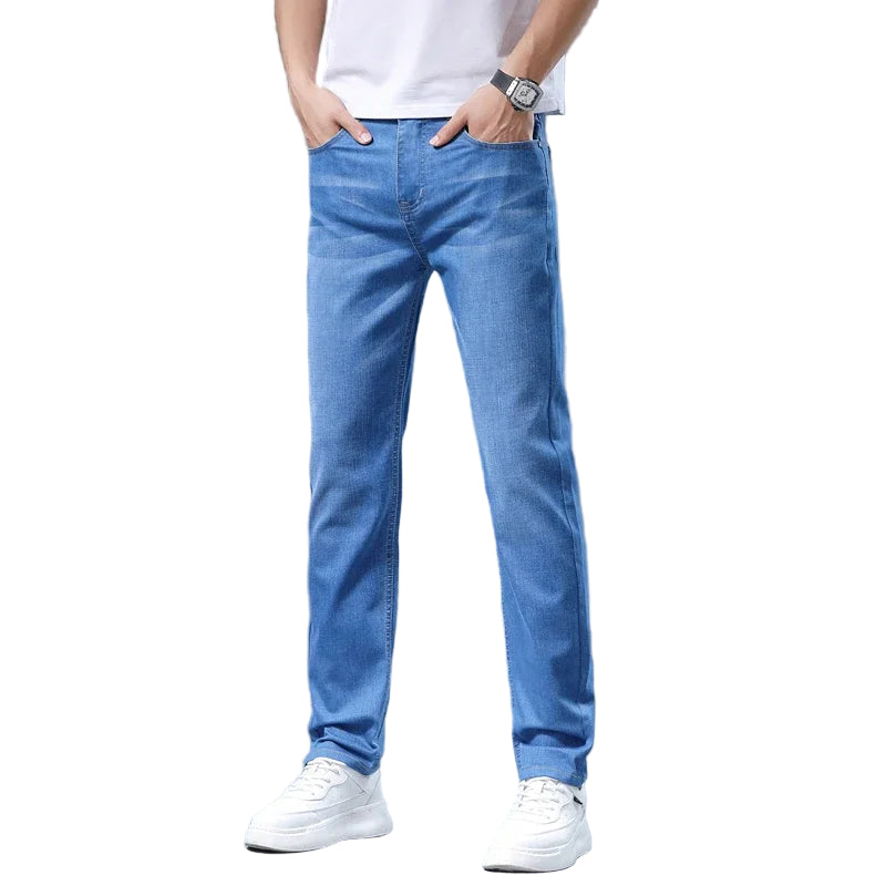 Pantalon d'été ample et droit pour hommes