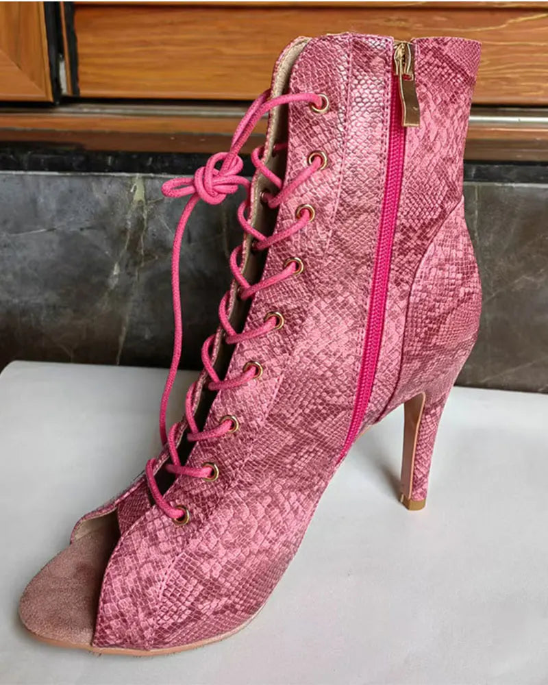 Bottines à talons aiguilles pour femmes