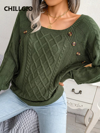 Pull tricoté décontracté Streetwear manches longues pour femmes