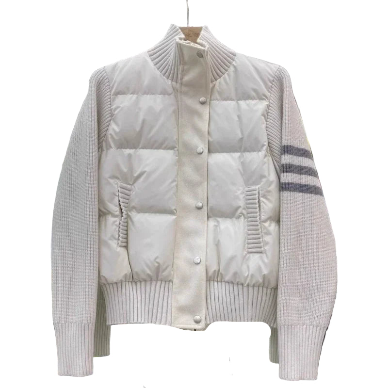 Doudoune blanche chaude pour femme