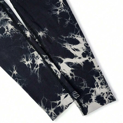 Leggings de yoga sans couture Tie Dye Fitness Femme