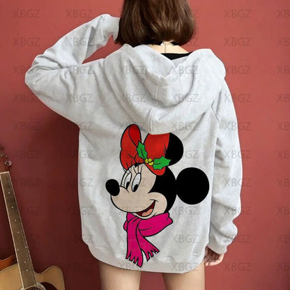 Sweat-shirt à capuche pour femme Mickey