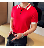 Polo à manches courtes pour hommes