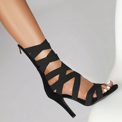 Bottines en maille pour femmes