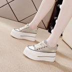 Basket compensées à plateforme de 6cm pour femmes