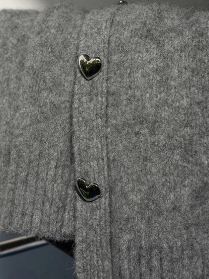 Cardigan ample à manches longues pour femme