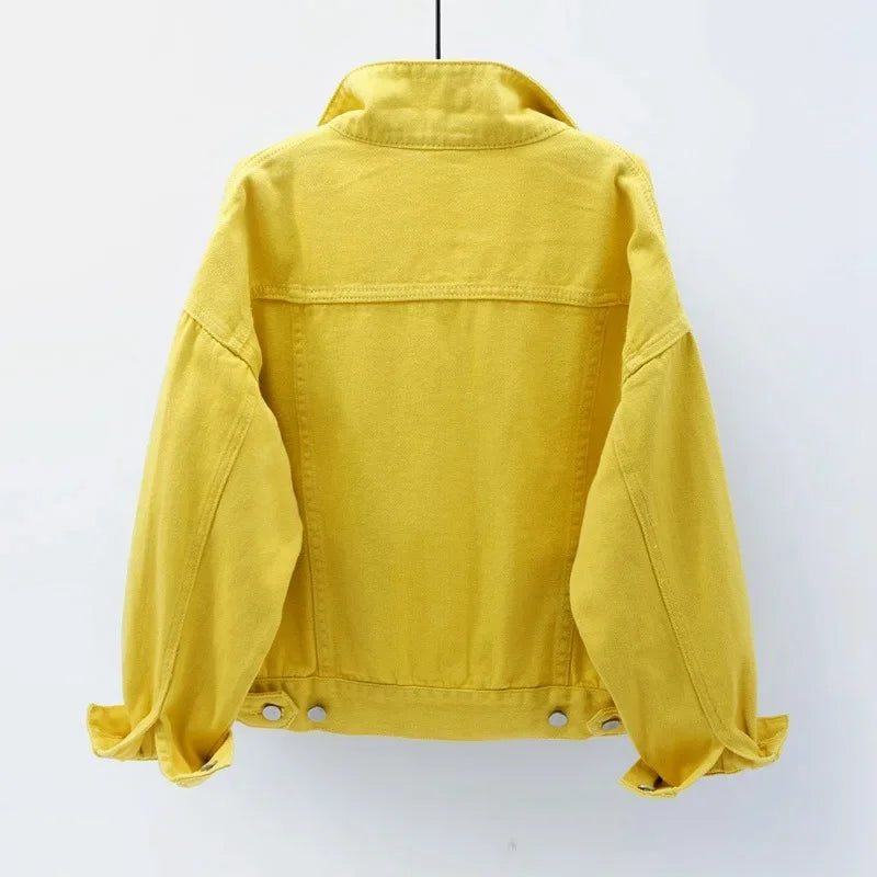 Veste en jean à la mode coréenne pour femmes