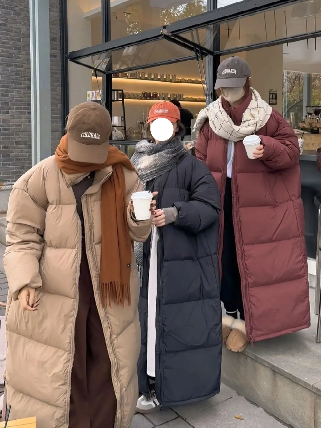 Doudoune d'hiver surdimensionnée pour femme,