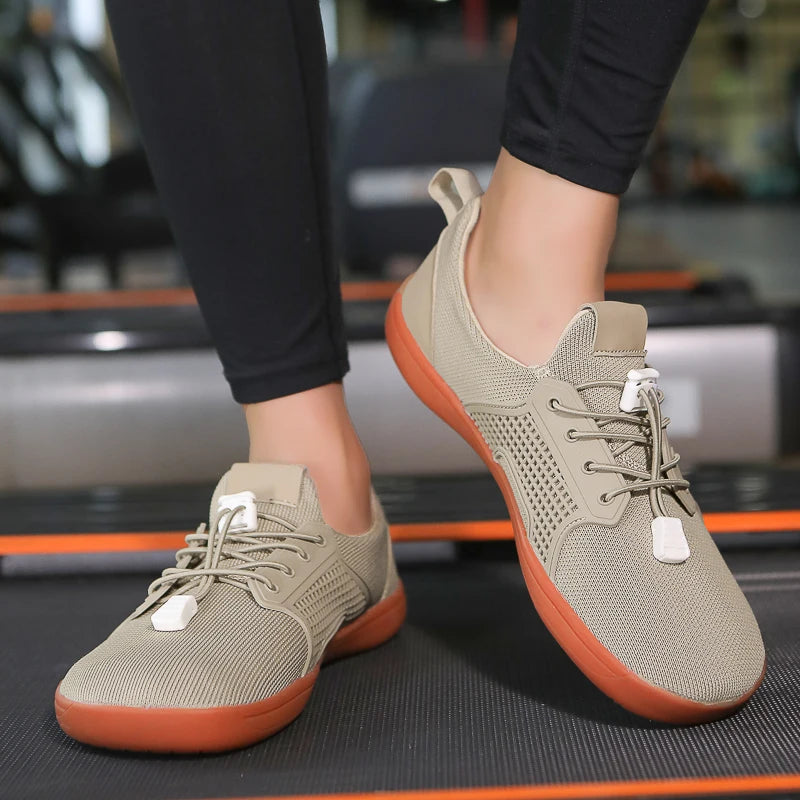 Baskets pieds nus minimalistes unisexes,