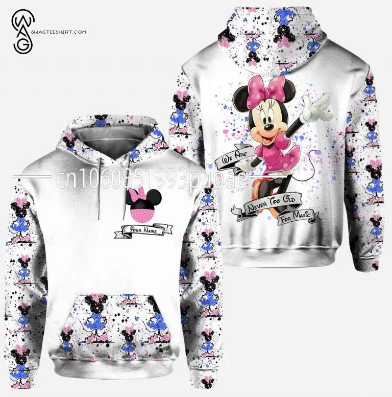 Ensemble sweat à capuche et Leggings Disney Minnie Mouse pour femme