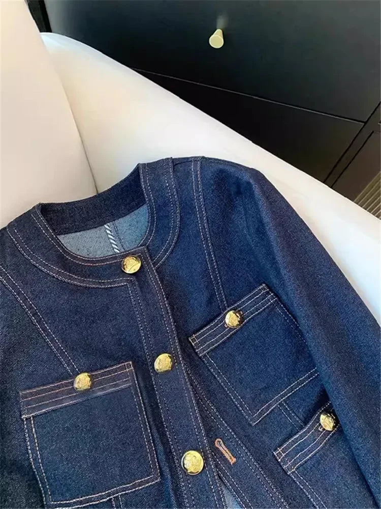 Veste en jean pour femmes vintage