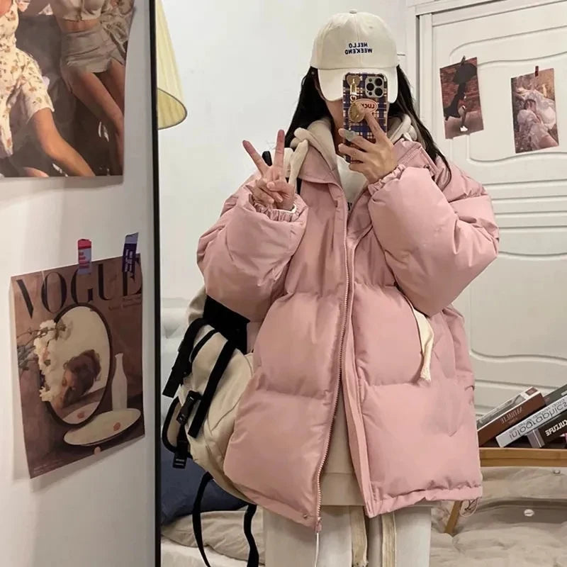 Parka courte d'hiver pour femme