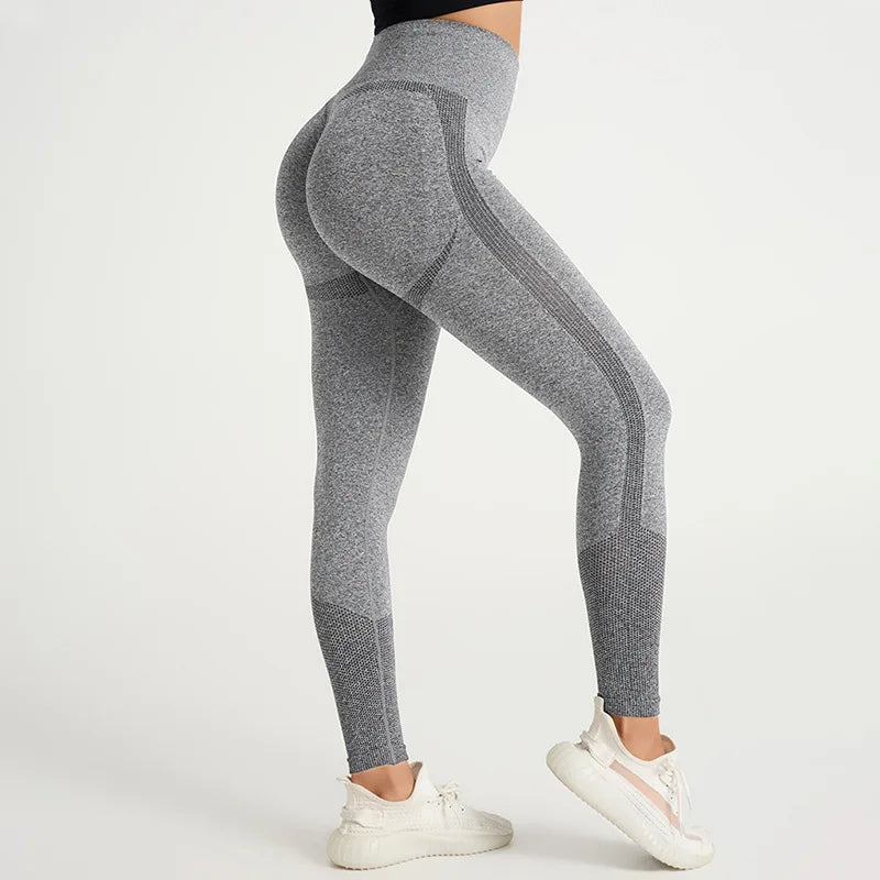 Leggings taille haute sans couture pour femmes