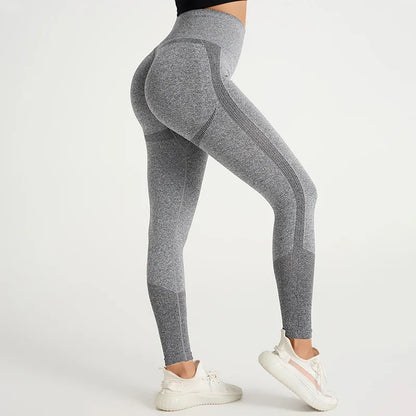 Leggings taille haute sans couture pour femmes