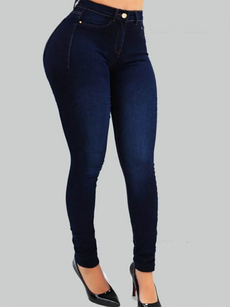 Pantalon Long en coton élastique pour femmes