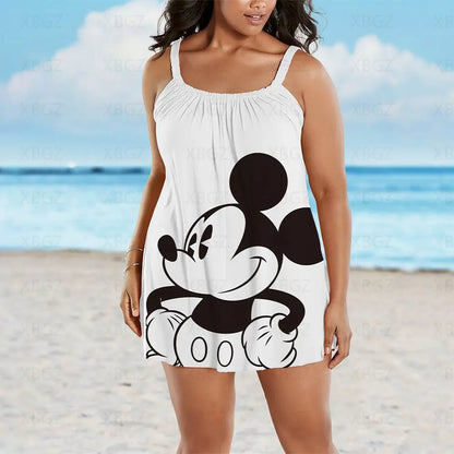 Robes d'été à bretelles Disney pour femmes