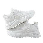 Baskets blanches en cuir pour femmes