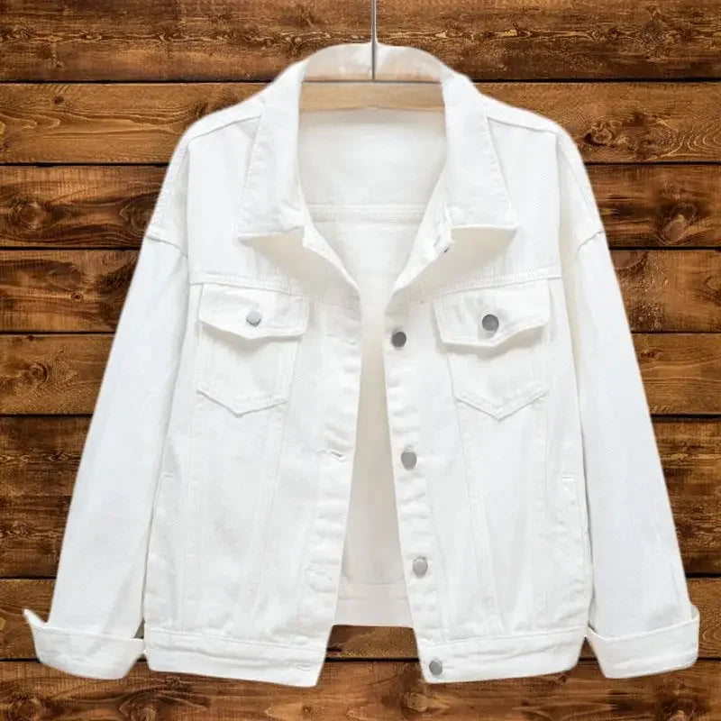 Vestes en denim blanc pour femmes