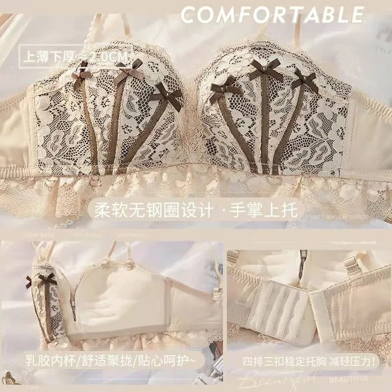 Ensemble de sous-vêtements en dentelle pour femmes