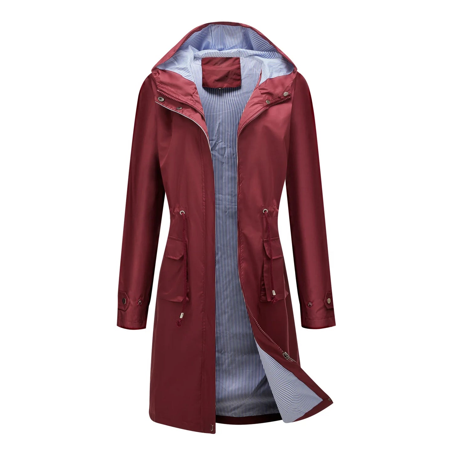 Manteau à Manches sulf pour Femme, Vêtements Féminins, Vestes Décontractées, Coupe-Vent