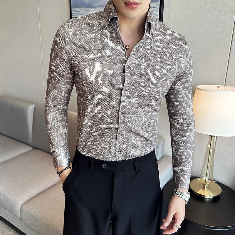 Chemise imprimée pour hommes