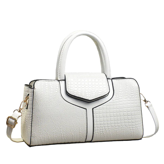 Sac à main motif crocodile pour femmes