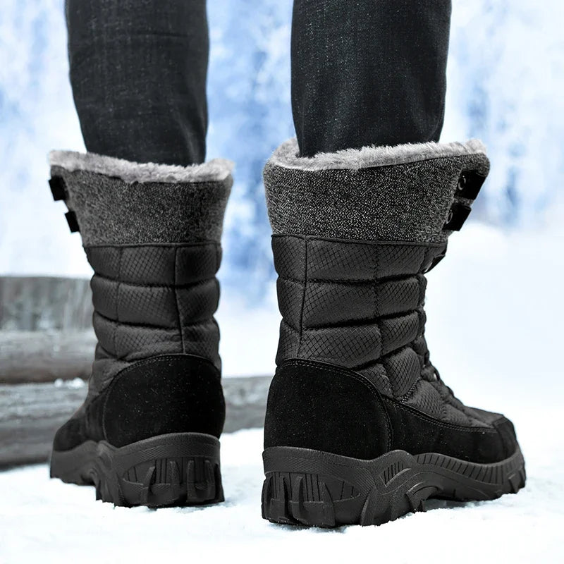 Bottines de neige chaudes pour hommes