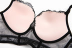 Ensemble de lingerie brodée pour femmes