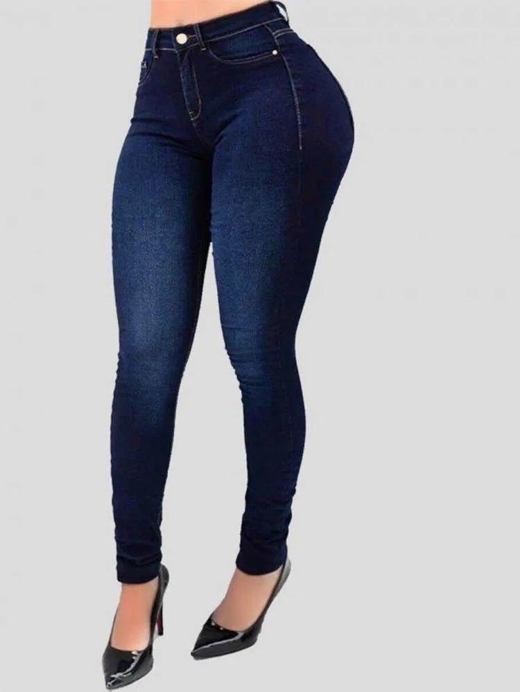 Pantalon Long en coton élastique pour femmes