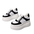 Baskets blanches en cuir pour femme