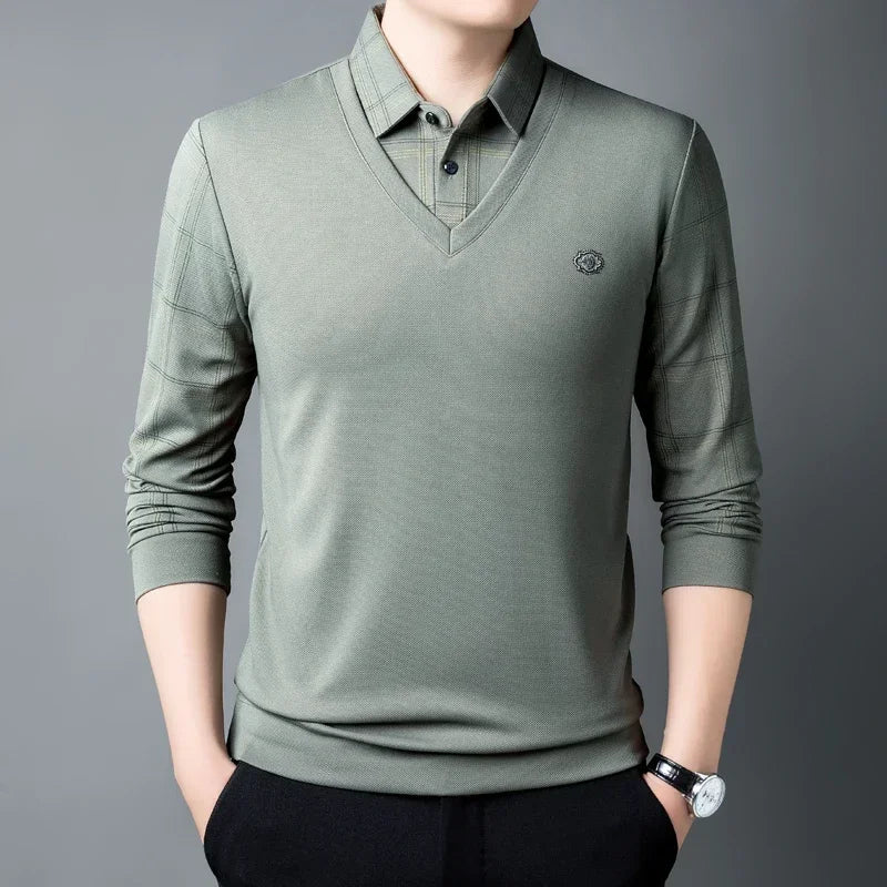 T-shirt à manches longues pour hommes