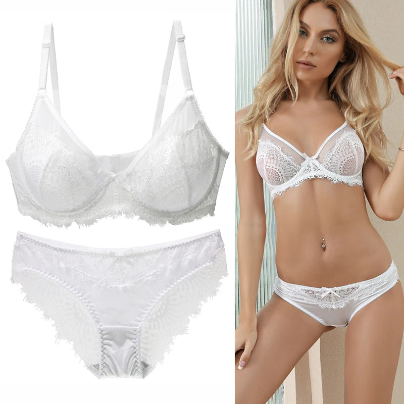 Ensemble de soutien-gorge en dentelle pour femmes