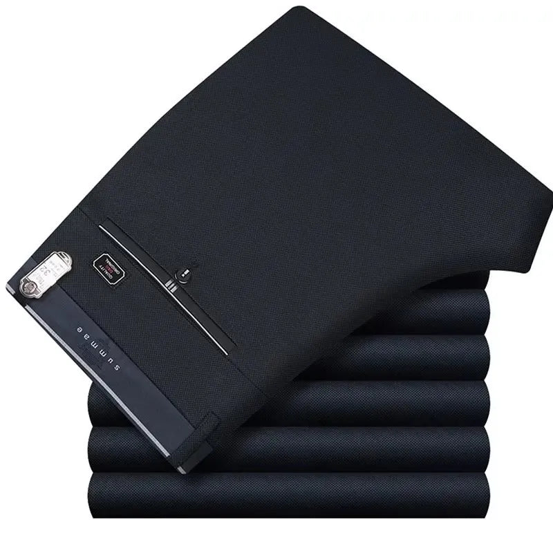 Pantalon d'été mince et droit pour hommes